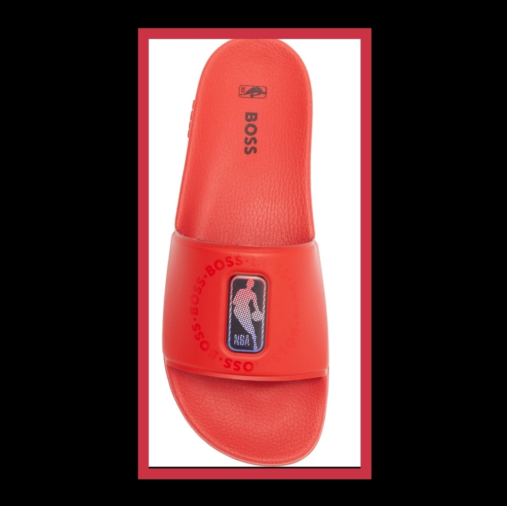 BOSS x NBA SLIDE SANDALS